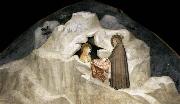 The Hermit Zosimus Giving a Cloak to Magdalene, GIOTTO di Bondone